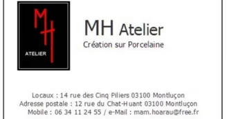 MH Atelier : création sur porcelaine MH Atelier : création sur porcelaine