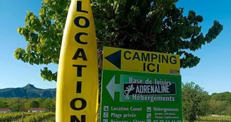 Base de Loisirs - location de canoë Adrénaline