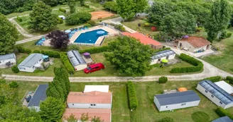 CAMPING LE PONTILLOU vue aérienne CAMPING LE PONTILLOU vue aérienne