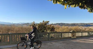 cycliste sur le bvd