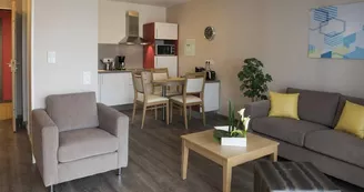 Résidence Domitys Le Palmier du Roi - Pau - Salon Kitchenette