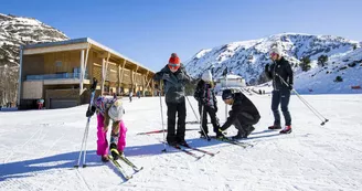 Départ en ski de fond - Espace Somport