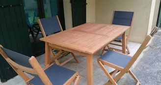 Terrasse maison - les Chênes de Calviac