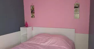 Chambre 1 lit double - Les Chênes de Calviac