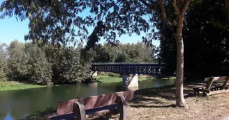 aire de pique-nique Sourzac, vue sur la rivière