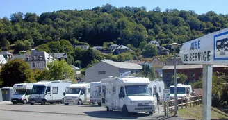 Aire d'accueil de camping-cars de Bort les Orgues_1 Aire d'accueil de camping-cars de Bort les Orgues_1