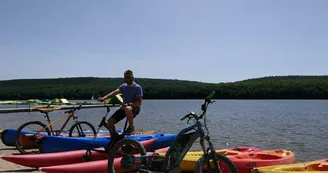 vélo sur l'eau vélo sur l'eau