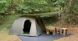 Tente BasiK camping Fontpédrouse