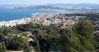 Vue du massif  de Marseilleveyre