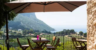 Terrasse petit déjeuner