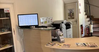 Bureau d'Information Touristique Mouriès_banque accueil Bureau d'Information Touristique Mouriès_banque accueil