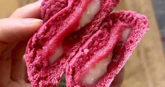 Mookie à la rose et framboise Mookie à la rose et framboise