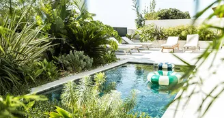 Jardin exotique piscine Jardin exotique piscine
