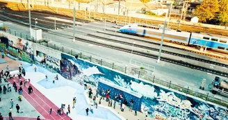 Playground skatepark Friche Belle de Mai Playground skatepark Friche Belle de Mai