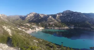 Calanque de Sormiou vue d'en haut Calanque de Sormiou vue d'en haut