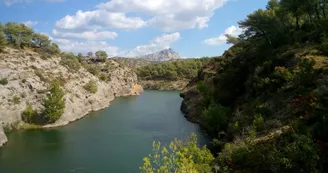 Lac Zola, vue du barrage Zola Lac Zola, vue du barrage Zola
