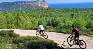 Les Calanques en Vtt électrique Les Calanques en Vtt électrique