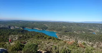 Lac de Bimont vue de la montagne Lac de Bimont vue de la montagne