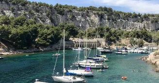 Calanque Port Miou trémie Calanque Port Miou trémie