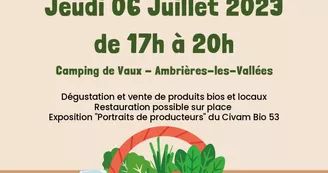10 ANS AMAPorte ambrières 2023 marché semi-nocturne 10 ANS AMAPorte ambrières 2023 marché semi-nocturne