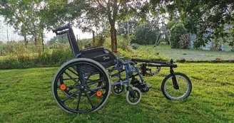 3ème roue pour fauteuil roulant 3ème roue pour fauteuil roulant