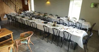 Gîte de La Coudraie - Salle de réception 40 personnes