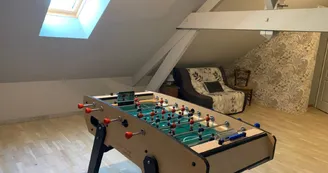 Aux Instants Partagés Fontenay sur vegre salle de babyfoot