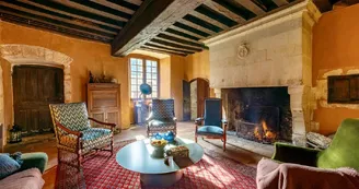 Petit salon du château - bibliothèque