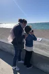 Parcours connecté en bord de mer